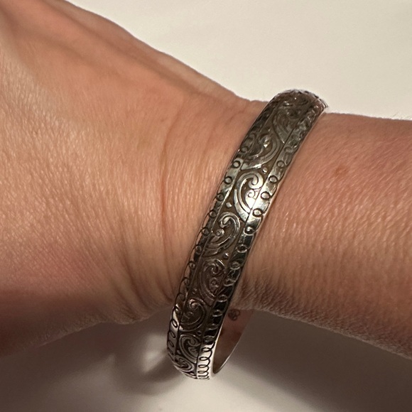 Brighton Silver Bangle Bracelet - Picture 2 of 3